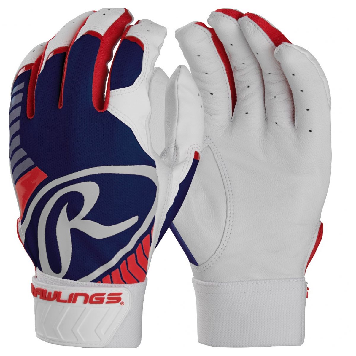 Multiple Colors Adult Workhorse Baseball Batting Gloves Rawlings Compression Strap 