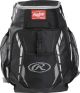 Rawlings Players Team Youth Baseball/Softball Backpack Bat/Equipment Bag R400