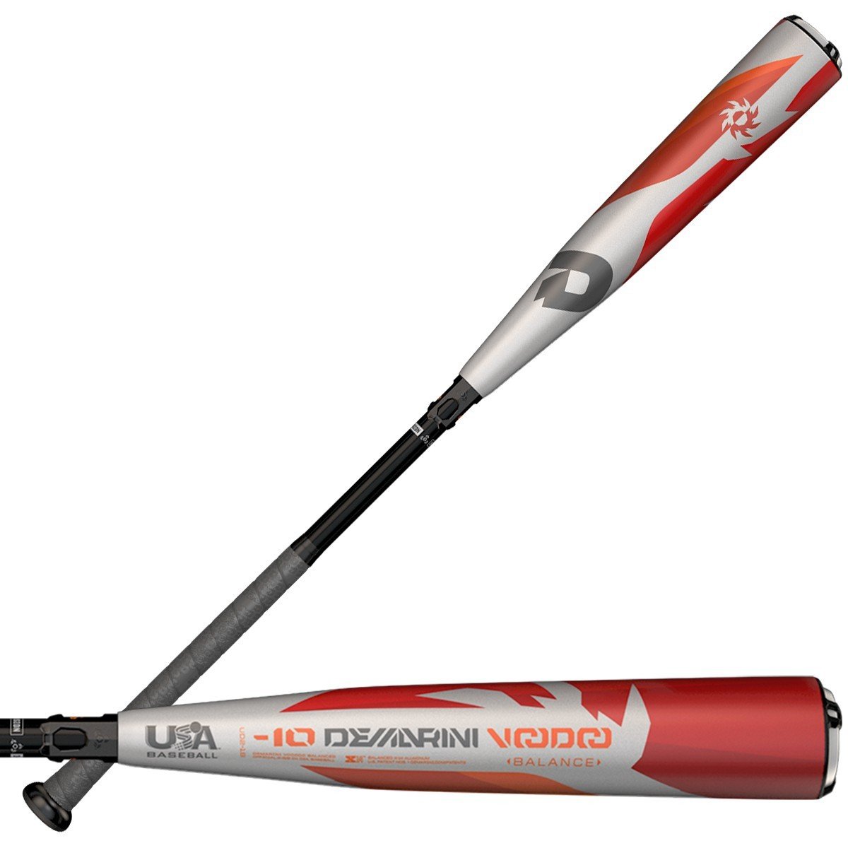 DeMarini Voodoo -10 Balanced USA Youth Baseball Bat 2 5/8 Balanced WTDXUD2 
