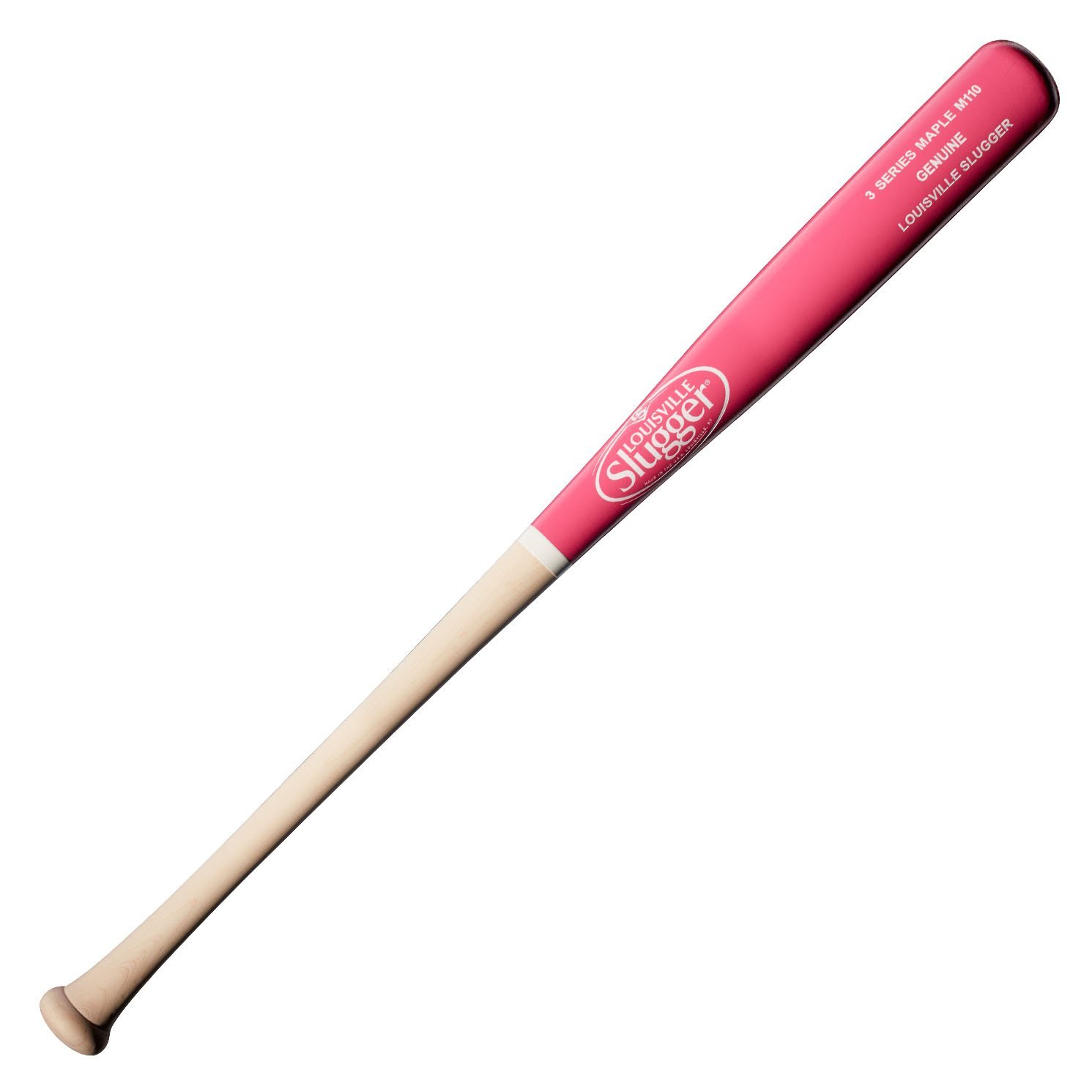 Louisville Slugger Natural/Pink M110 Maple Adult Baseball Bat WTLW3M110A17